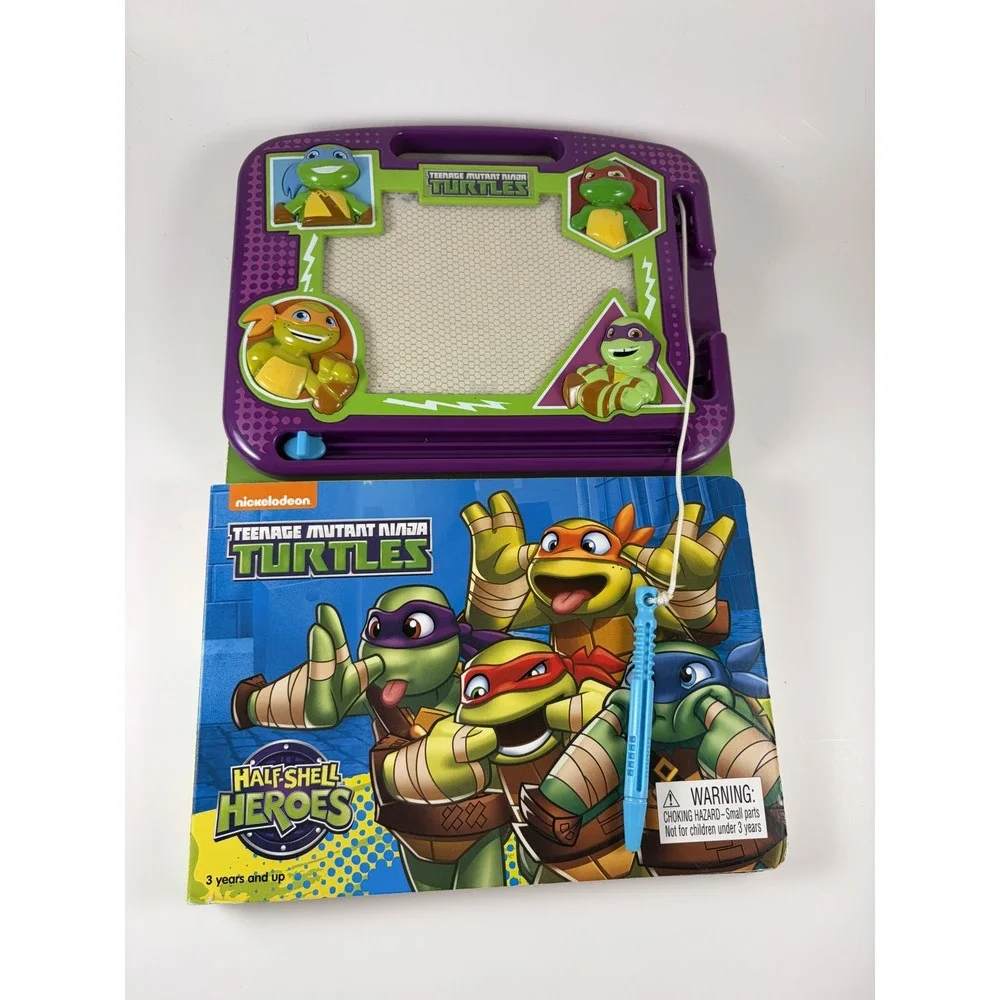 Teenage Mutant Ninja Turtles Half-Shell Heroes Magnetic Drawing Learning Book